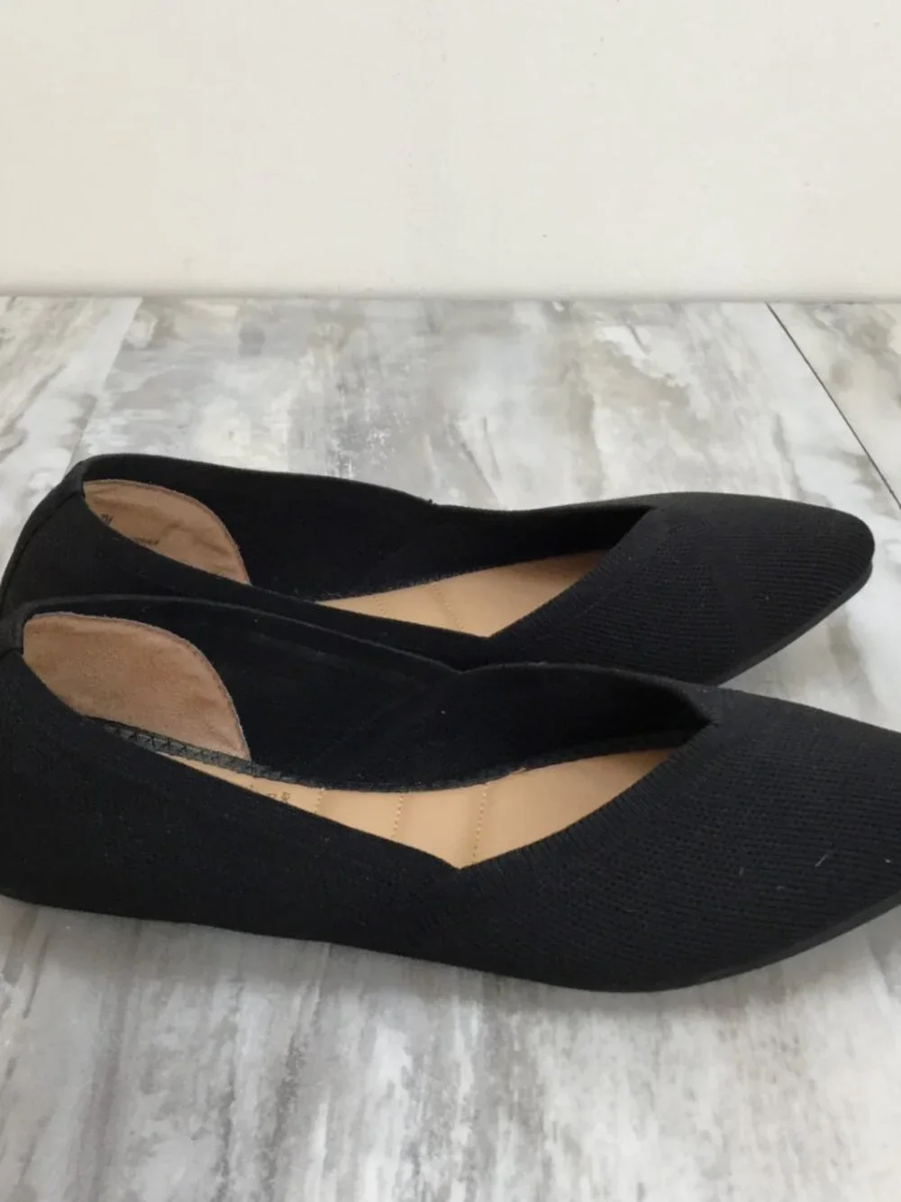 Cynthia Rowley Black Flats 7m - Picture 5 of 8